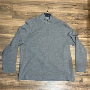 Jos.A.Bank Traveler Taylored Fit Men’s Quarter Zip XL Grey